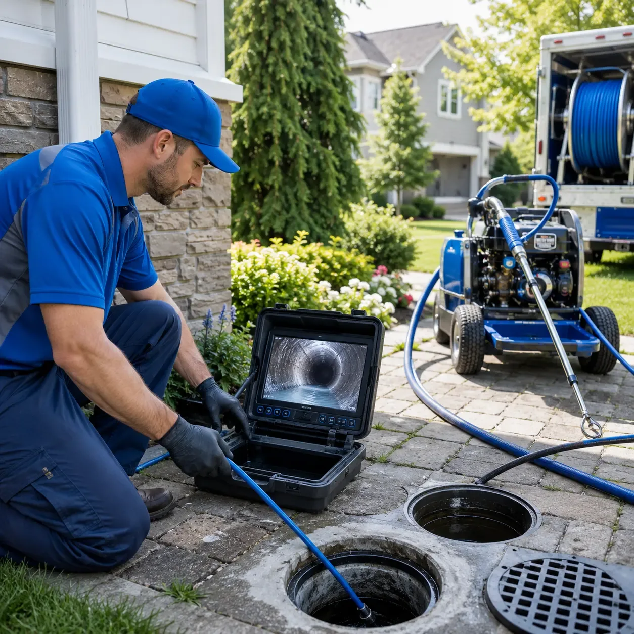Outdoor drain cleaning professionals serving Dry Ridge, KY